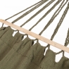 Hamac de jardin style bohème chic en coton et bois 200x100cm Juan Catalogue