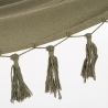 Hamac de jardin style bohème chic en coton et bois 200x100cm Juan Achat