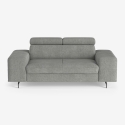 Canapé 2 places moderne en chenille avec appui-tête réglable Vella Offre