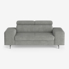 Canapé 2 places moderne en chenille avec appui-tête réglable Vella Offre