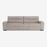 Canapé-lit 2 places moderne extractible 274x97cm Rali Remises