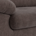 Canapé moderne 2 places en tissu avec appui-tête réglable Savi Dimensions