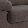 Canapé moderne 2 places en tissu avec appui-tête réglable Savi Dimensions