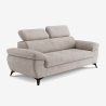 Canapé 3 places moderne design avec appuie-tête réglable Kira Vente
