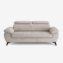 Canapé 3 places moderne design avec appuie-tête réglable Kira Choix