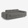 Canapé 3 places design moderne avec appuie-tête réglable Felon Vente