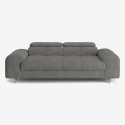 Canapé 3 places design moderne avec appuie-tête réglable Felon Offre