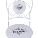 Ensemble table blanche avec 2 chaises pliantes d'extérieur Le Regole della Colazione Choix
