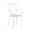Chaise de jardin empilable style shabby chic Bizzotto Etienne 