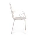 Chaise de jardin empilable style shabby chic Bizzotto Etienne Vente