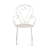 Chaise de jardin empilable style shabby chic Bizzotto Etienne 