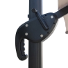 Parasol de jardin 3x4 à bras latéral pivotant Deluxe Remises