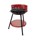 Barbecue rond à charbon en acier avec grille réglable Brava Promotion