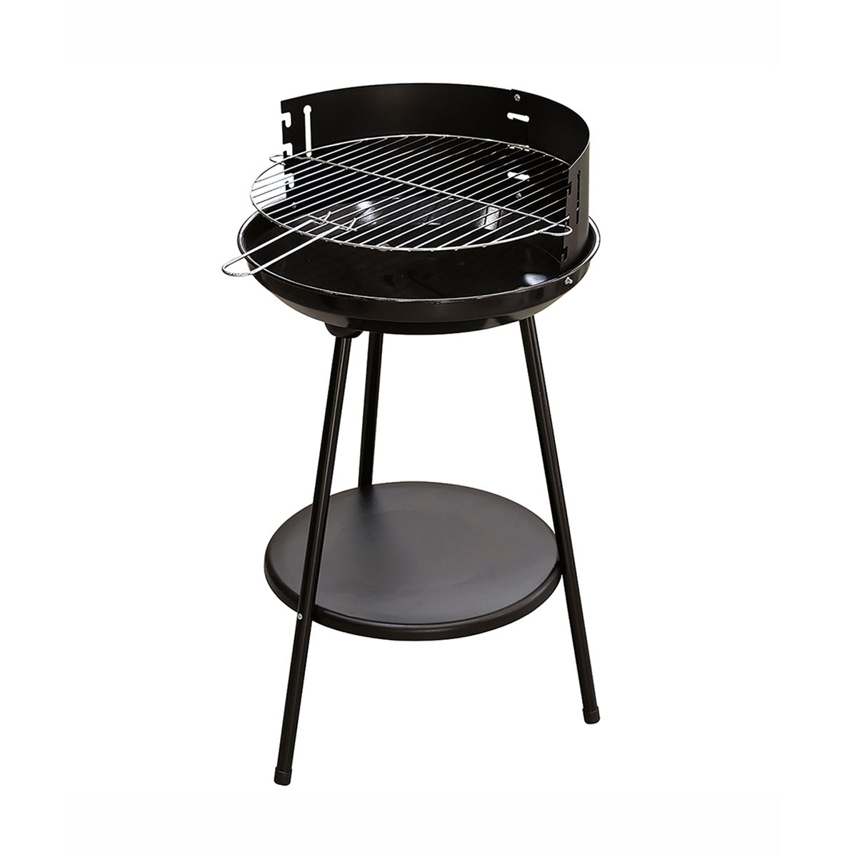 Barbecue à charbon avec grille réglable ronde Ø 38 cm Grato Promotion Barbecue à charbon avec grille réglable ronde Ø 38 cm Grato Promotion