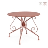 Table ronde de jardin 90 cm extérieur style Bizzotto Etienne Promotion