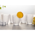 Ensemble de 6 verres à eau en verre décoré 325 ml Roma Vente