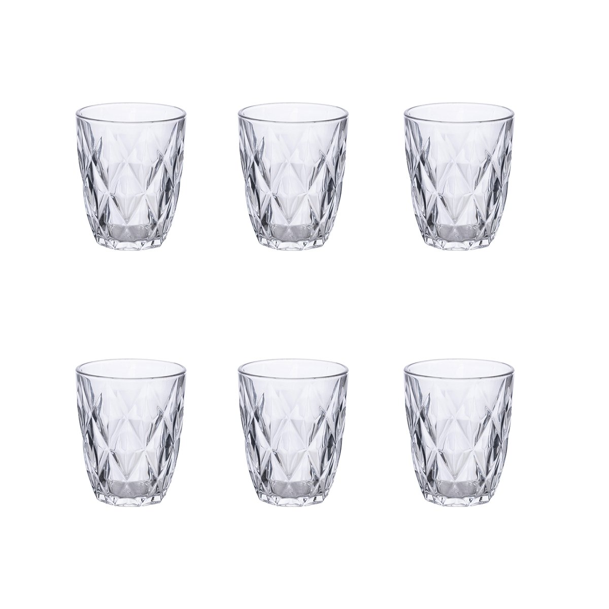 Ensemble de 6 verres à eau 340 ml en verre transparent Celine Promotion Ensemble de 6 verres à eau 340 ml en verre transparent Celine Promotion