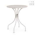 Table de jardin rond 60cm vintage shabby chic Bizzotto Lizette Promotion