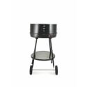 Barbecue à charbon rond Pipra avec grille Ø 48cm ajustable et roues Réductions