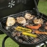 Barbecue au charbon de bois avec roues et couvercle 49x83x47cm Toska Vente