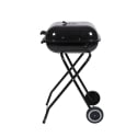 Barbecue au charbon de bois avec roues et couvercle 49x83x47cm Toska Remises