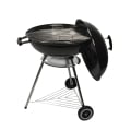 Barbecue à charbon rond grille 55cm avec couvercle et roues Ardena Promotion