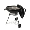 Barbecue à charbon rond grille 55cm avec couvercle et roues Ardena Promotion