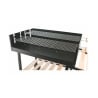 Barbecue charbon de bois avec grilles réglables en hauteur et roues Braska Catalogue