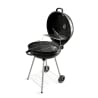 Barbecue à charbon rond Ø57x90cm avec roues et couvercle Seara Promotion