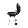 Barbecue à charbon rond Ø57x90cm avec roues et couvercle Seara Dimensions