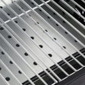 Barbecue au charbon avec couvercle, grille réglable et roues Grilla Modèle