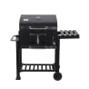 Barbecue au charbon avec couvercle, grille réglable et roues Grilla Remises