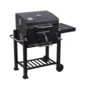 Barbecue au charbon avec couvercle, grille réglable et roues Grilla Offre