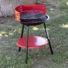 Barbecue rond à charbon en acier avec grille réglable Brava Modèle