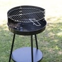 Barbecue à charbon avec grille réglable ronde Ø 38 cm Grato Remises