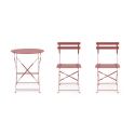 Ensemble table de jardin ronde 2 chaises pliantes Bistrot Achat