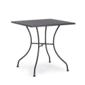 Table de jardin carré en acier 70x70x71cm Bizzotto Kelsie Caractéristiques