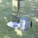 Cheminée d'allumage pour charbon de bois BBQ avec manche Gruno Vente