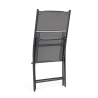 Chaise d'extérieur pliante en acier et textilène Bizzotto Martinez Modèle