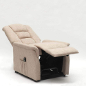 Fauteuil relax électrique avec roulettes et releveur Emma Dimensions