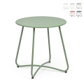 Table basse ronde d'extérieur 45cm design moderne Bizzotto Austin Promotion