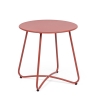 Table basse ronde d'extérieur 45cm design moderne Bizzotto Austin 