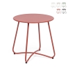 Table basse ronde d'extérieur 45cm design moderne Bizzotto Austin Réductions