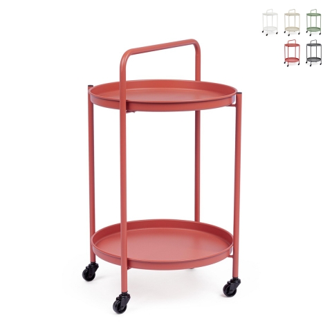 Chariot de service pliable pour extérieur jardin Austin Twin Promotion