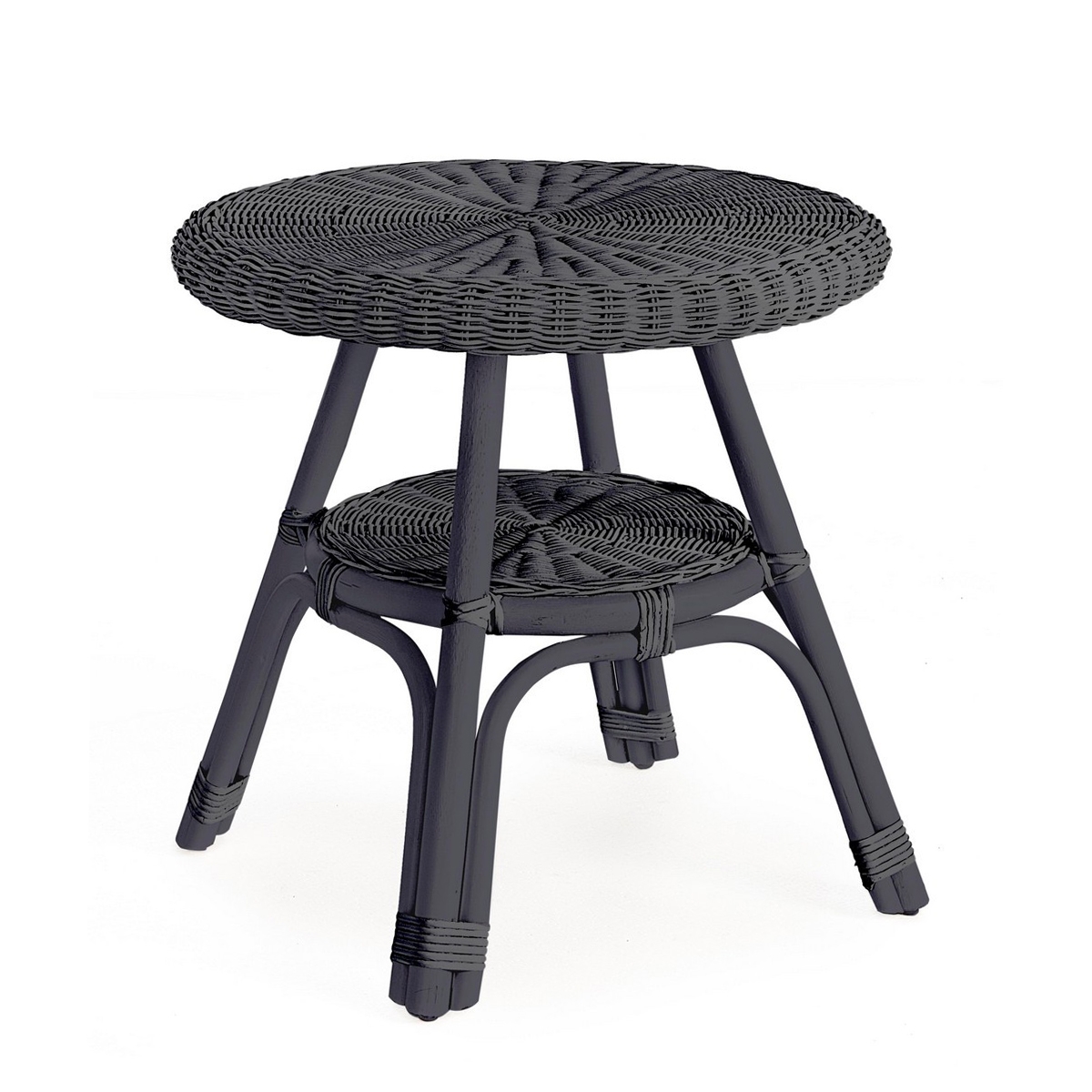 Table d'extérieur rond 52cm en rotin tressé Bizzotto Alliss Promotion Table d'extérieur rond 52cm en rotin tressé Bizzotto Alliss Promotion
