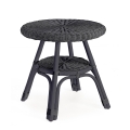 Table d'extérieur rond 52cm en rotin tressé Bizzotto Alliss Promotion