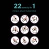 Banc de fitness abdominaux multifonctions 22en1 pliable Power Fit Modèle