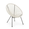 Fauteuil d'extérieur en corde design spaghetti Bizzotto Parker Caractéristiques
