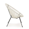 Fauteuil d'extérieur en corde design spaghetti Bizzotto Parker Dimensions