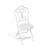 Ensemble table et 2 chaises d'extérieur en fer blanc Provence Breakfast Catalogue